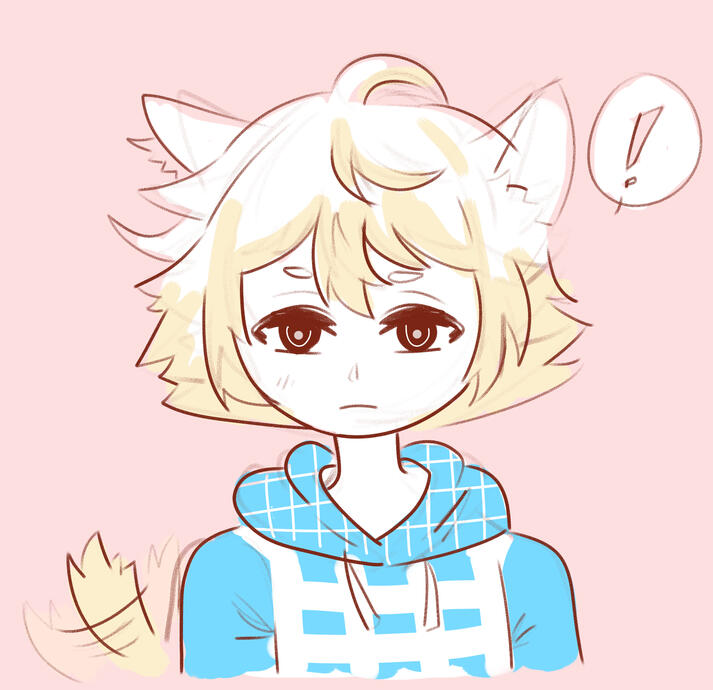 (semi-chibi) bust + shaded + simple (bg)