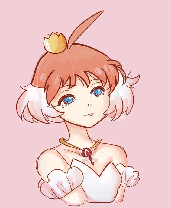 bust + shaded + one color (bg)